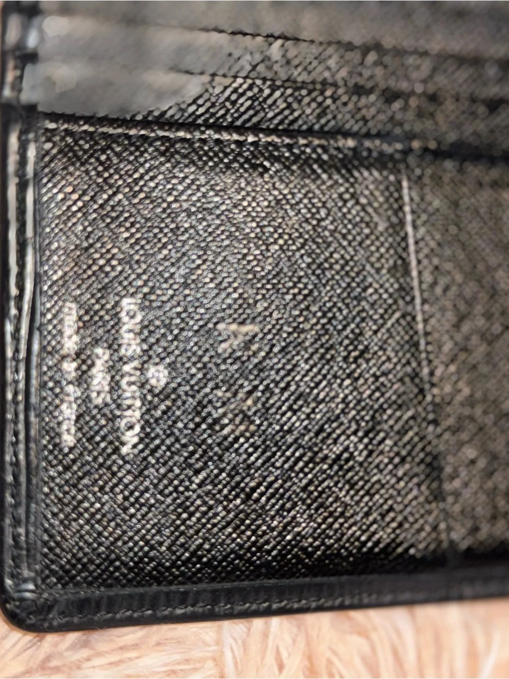 PROJECT Authentic Louis Vuitton Black Epi Leather Long Wallet + COA